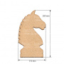  Art board Knight chess piece 11,5х20 cm - 0