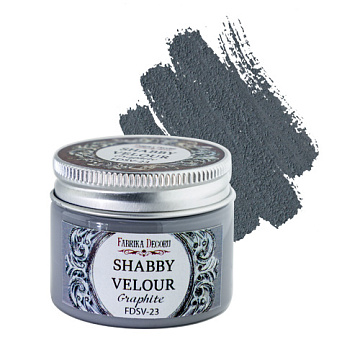 Shabby velour paint Graphite