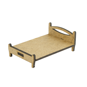 3D figures for decorating dollhouses and shadow boxes, Bed, Hanger, Chair, Mirror, Set #55 - 2 3D figures for decorating dollhouses and shadow boxes, Bed, Hanger, Chair, Mirror, Set #55 - 2