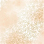 лист односторонней бумаги с фольгированием, дизайн golden rose leaves, color beige watercolor, 30,5см х 30,5см