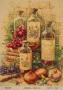 Kraft Decoupage Papier 21x29,7cm, “Botanica Vintage”, #0032