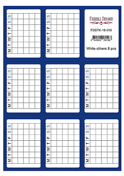 Set of stickers for journaling and planners #18-016