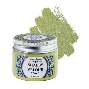 Shabby velour paint Khaki