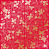 лист односторонней бумаги с фольгированием, дизайн golden winterberries poppy red, 30,5см х 30,5см