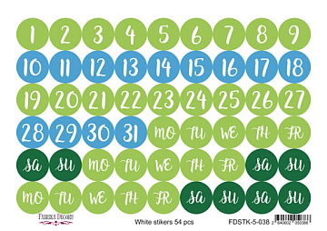 Set of stickers for journaling and planners #5-038