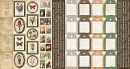 набор полос с картинками для декорирования spring botanical story 5 шт 5х30,5 см