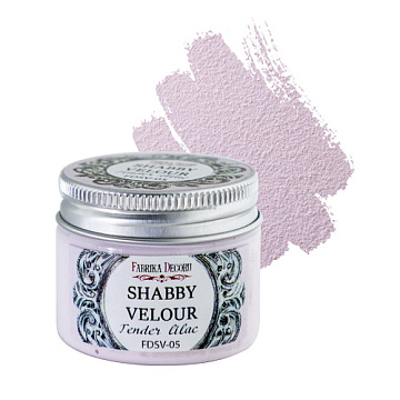 Shabby velour paint Tender lilac