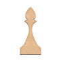  Art board Elephant chess piece 9,5х22 cm