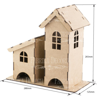 заготовка для декорирования "чайный домик" #171 фабрика декору - 2