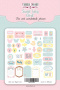 Set of die cuts  Sweet baby girl-1, 50 pcs - 0