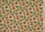 Kraft Decoupage Papier 29,7x21cm, “Botanica Kraft”, #0046