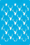 Stencil for crafts 15x20cm "Deer background" #238