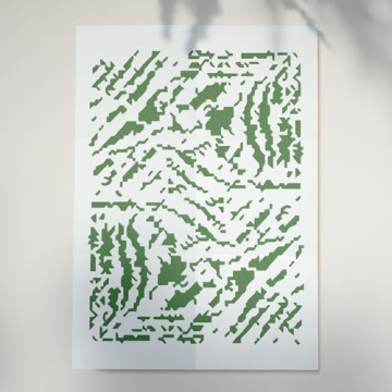 Stencil reusable, 15x20cm "Military style", #366 - 2 Stencil reusable, 15x20cm "Military style", #366 - 2