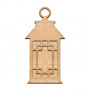  Art board Decorative lantern 15,5х30 cm