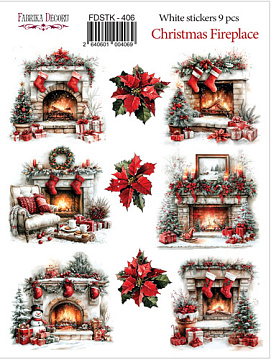 Set of stickers 5 pcs, Christmas, #406