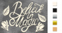 Chipboard embellishments set, "Believe in Magic" #196