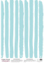 Deco vellum colored sheet Blue and white stripes, A3 (11,7" х 16,5")