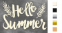 Spanplatten-Set "Hallo Sommer" #193