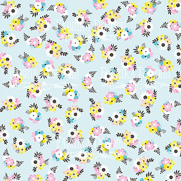 Sheet of double-sided paper for scrapbooking My tiny sparrow girl  #43-04 12"x12"