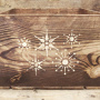 Stencil reusable, 15x20cm "Christmas stars", #357 - 0