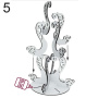Openwork stand for sweets, cakes and bonbonnières "Swans", White, 390 mm х 390 mm х 196mm - 8