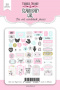 Set of die cuts Scandi Baby Girl, 50 pcs - 0