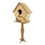 Blank for decoration "Birdhouse" on a figured leg, #360