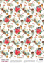Deco vellum colored sheet Holiday harmony, A3 (11,7" х 16,5")