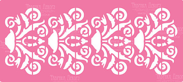 Stencil for decoration XL size (30*12cm), Border #124