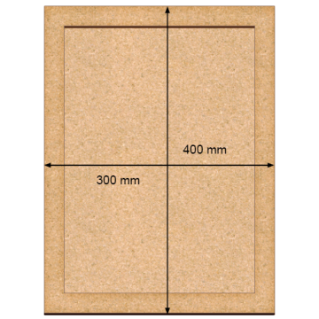 Art board Square, 30cm х 40cm - 2