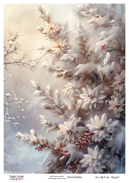 Decoupage card #0581, 21cm x 29,7cm