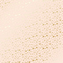 Sheet of single-sided paper with gold foil embossing, pattern Golden stars Beige, 12"x12"