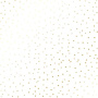 лист односторонней бумаги с фольгированием, дизайн golden drops white, 30,5см х 30,5 см лист односторонней бумаги с фольгированием, дизайн golden drops white, 30,5см х 30,5 см