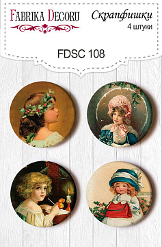 Flair buttons. Set of 4pcs #108