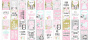 Streifenset mit Bildern zur Dekoration "Scandi Baby Girl"