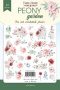 Set of die cuts Peony garden, 63 pcs - 0