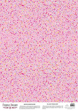 Deco vellum colored sheet Pink confetti, A3 (11,7" х 16,5")