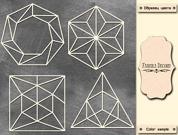 Megaspanplatte „Geometrische Formen 1“ #025