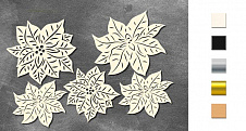  Набор чипбордов Winter botanical diary 10х15 см #758 color_Milk