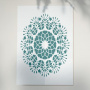 Stencil reusable, 15x20cm Openwork napkin, #398 - 0