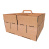 Insertion with handle and 4 trays for Smart Box organizer, 3mm HDF, 325x325x210 mm, #11