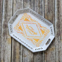 Szablon uniwersalny XL, 30x21cm, Rama vintage #078