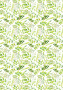 overlay "spring blossom greenery" 21х29,7 сm