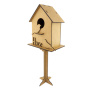 Blank do dekorowania "Domek dla ptaków" na prostej nodze, #364