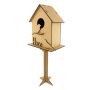 Blank for decoration "Birdhouse" on a straight leg, #364