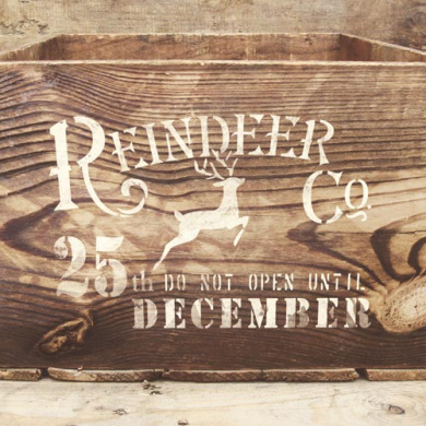 трафарет многоразовый, 15 см x 20 см, надпись на подарочный короб, #354 фабрика декору - 2