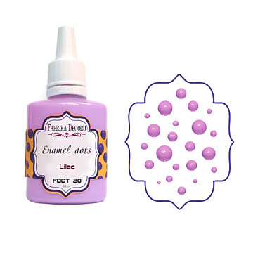 Liquid enamel dots Lilac 30 ml