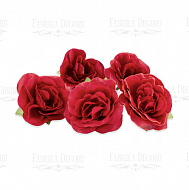 цветы розы красные 1 шт
