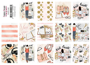 Journaling stickers set #2-008