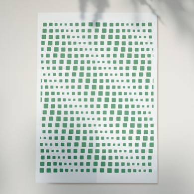 трафарет многоразовый 15x20см волны иллюзия #154 фабрика декору - 2 трафарет многоразовый 15x20см волны иллюзия #154 фабрика декору - 2